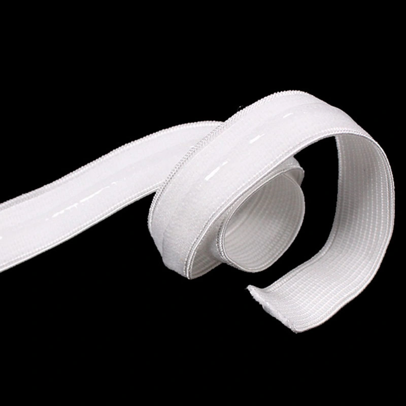 High quality/High cost performance Silicone Gripper Elastic Picot Foldover Elastic Strap for Bra