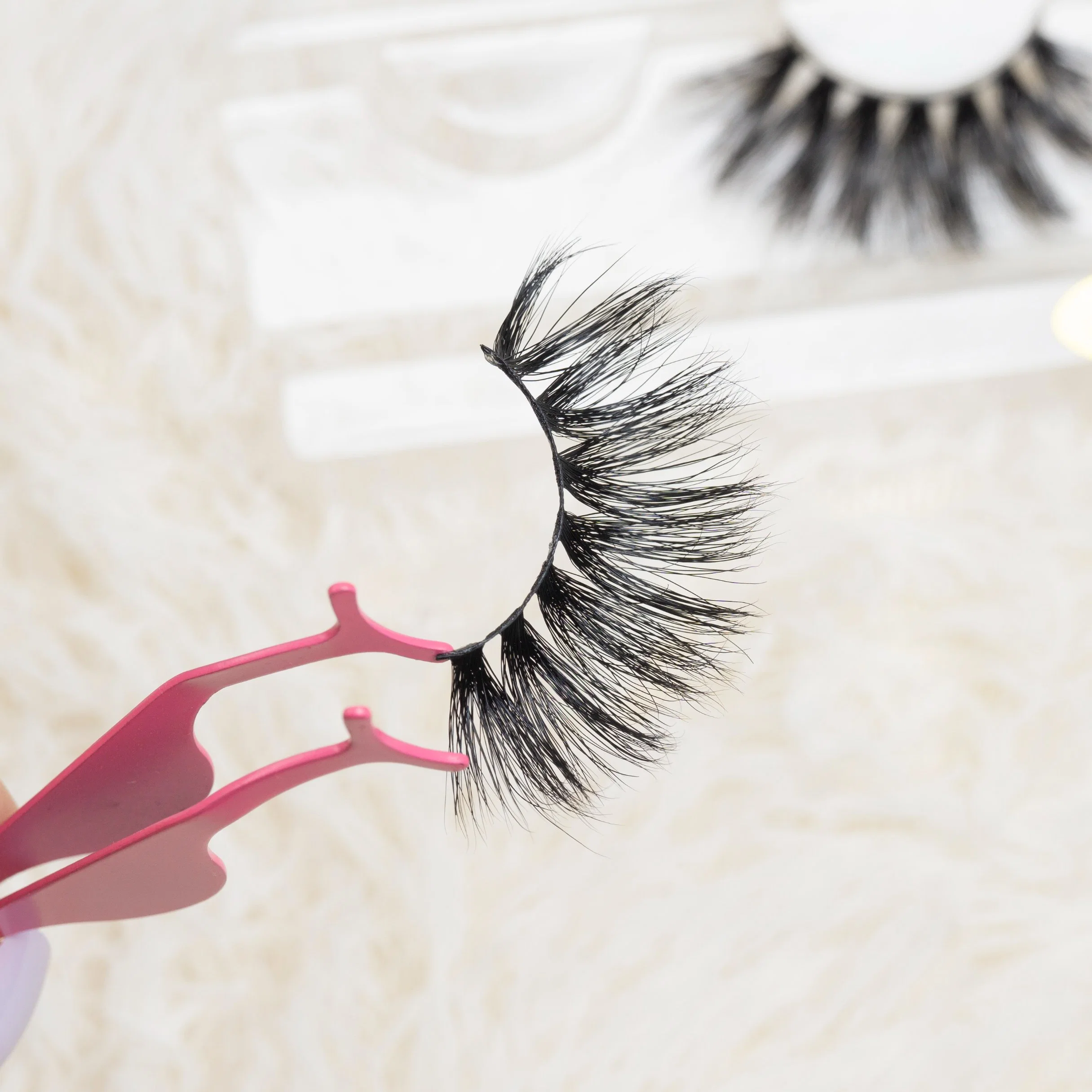 5D Mink Lashes Can Reusable and 100% Real Mink Fur False Eyelashes