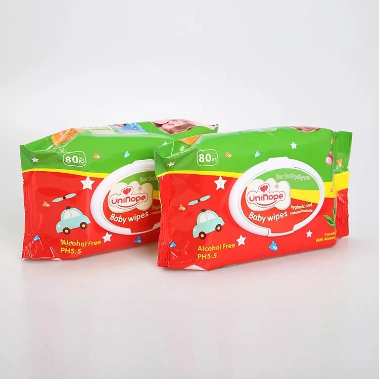 Wholesale/Supplier Customized Baby Wet Paper Disposable Baby Babysec Huggie ABC Cleaning Wet-Wipes Manufacturer