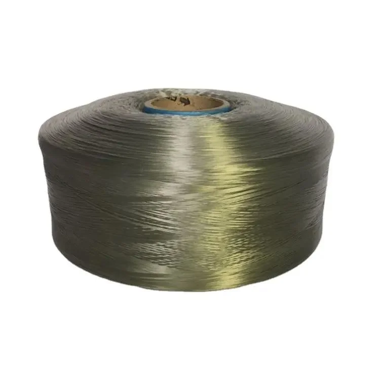 Grs Recycled China PP Multifilament Yarn for Webbing Custom Color Polypropylene Yarn Black 600 Denier