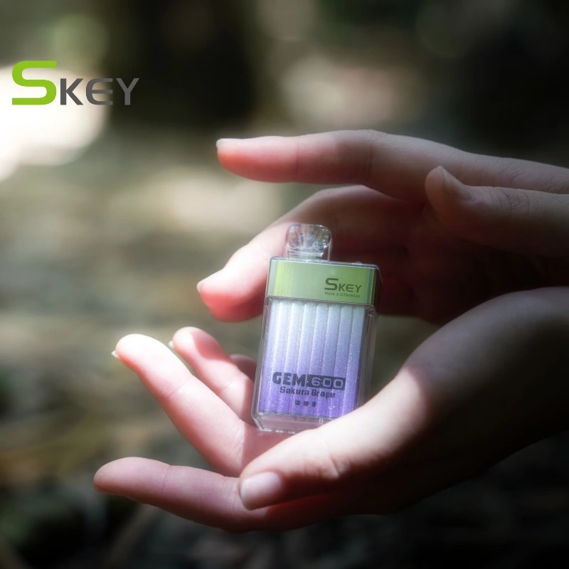 مصنع الصين السعر المباشر بالجملة I Vape vape Skey Gem 600 نفور [مش] [كل] 2% نيكوتين ملح مهززة فاب نفخة قضيب