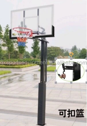 Soporte de baloncesto Baloncesto Stand regulable en altura en el interior de los juegos de baloncesto al aire libre