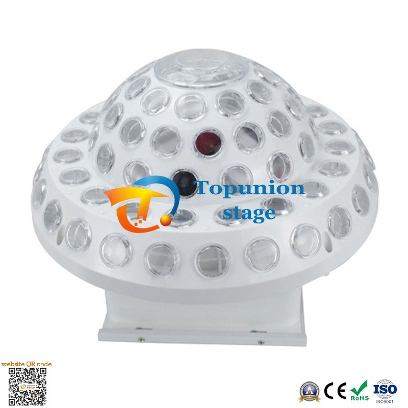 LED Full Color Indoor Big UFO KTV Flash Drehkugel LED-Laserlicht für Event Prom Bar