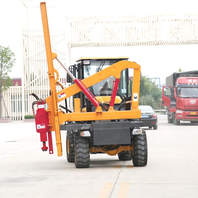 Hydraulic Mini Drop Hammer Solar Screw Pile Driver From China