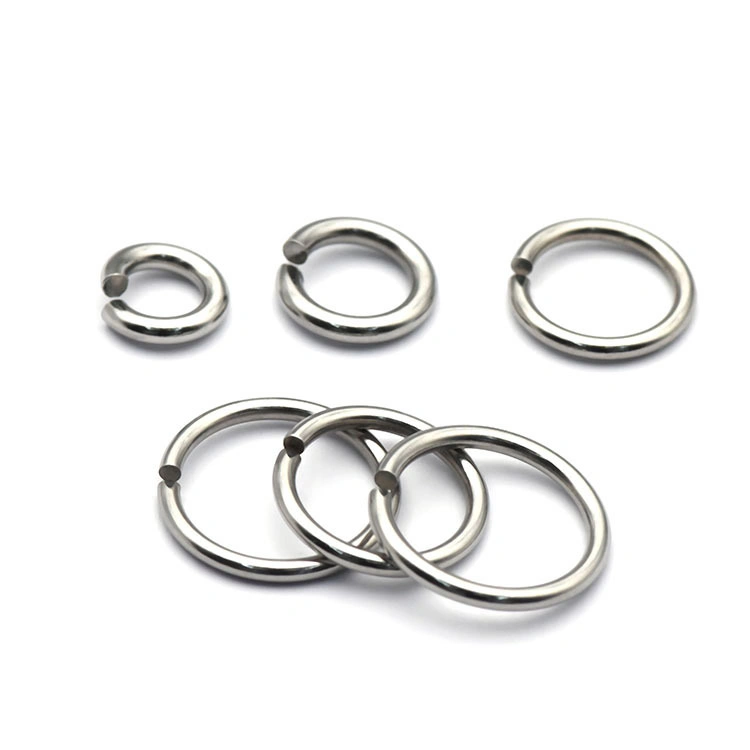 Wholesale Decorative Connector Stainless Steel Metal O Ring Gold Closed Jump Ring for DIY