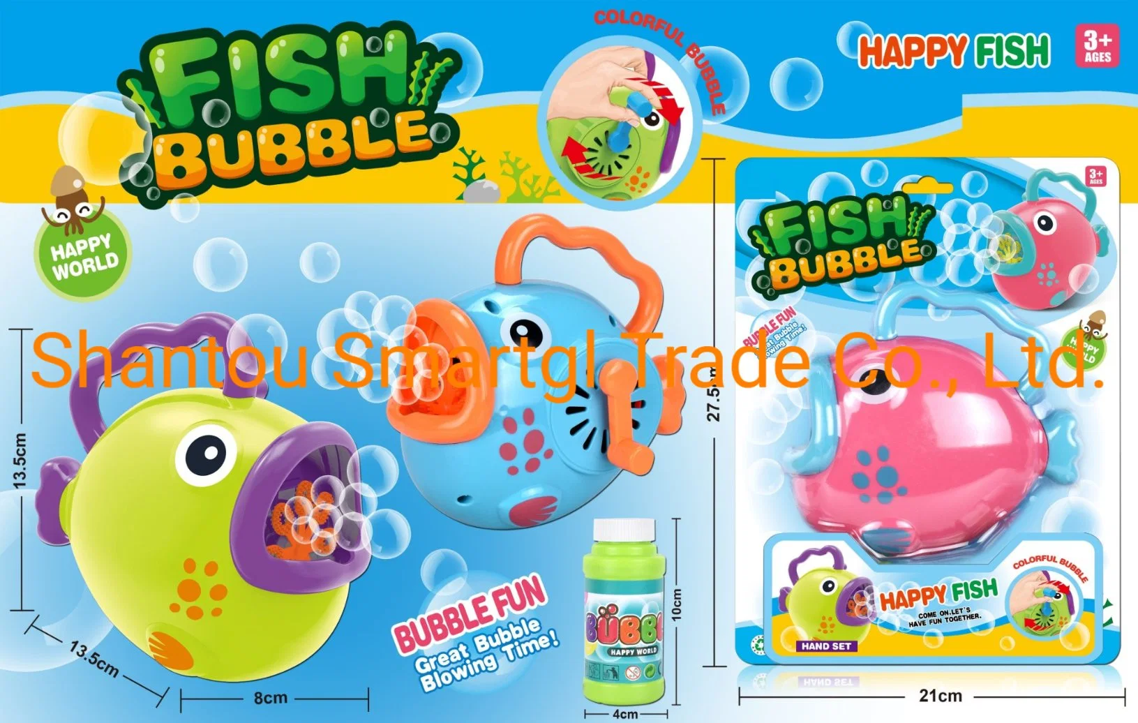 Summer Outdoor Activity Toy The Fish Bubble Machines Cute Bubble Kids Toys