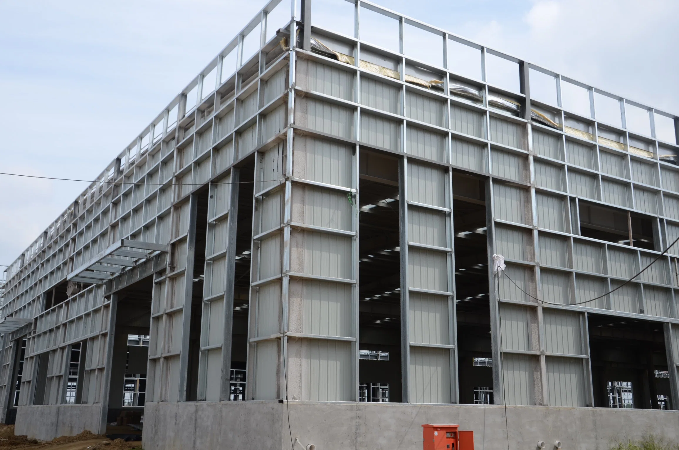 Construção de metal pré-fabricada Industrial fabricante mais barato de estrutura portátil edifício de estrutura Oficina de Aço de vários andares