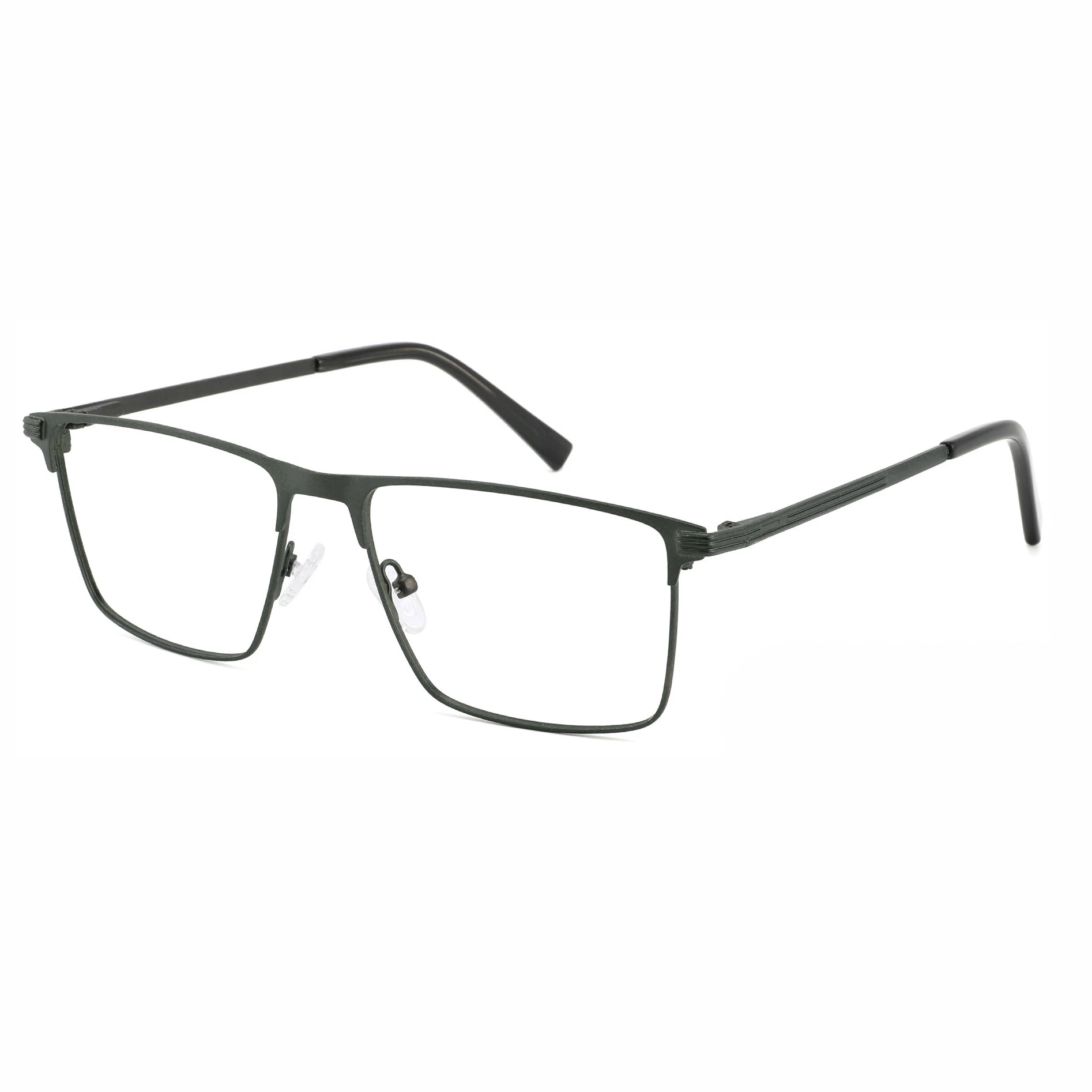 Nouvelle arrivée Lunettes en métal tendance pour hommes Monture optique branchée Browline