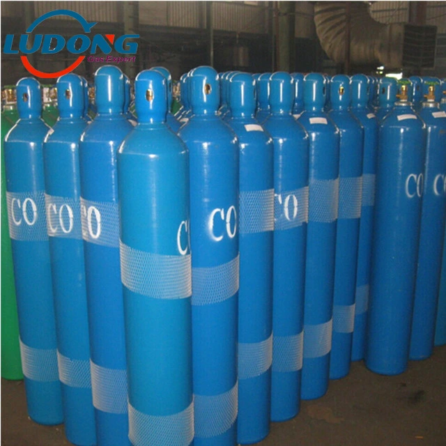 Cilindro con monóxido de carbono (CO gas) Gas CAS 630-08-0