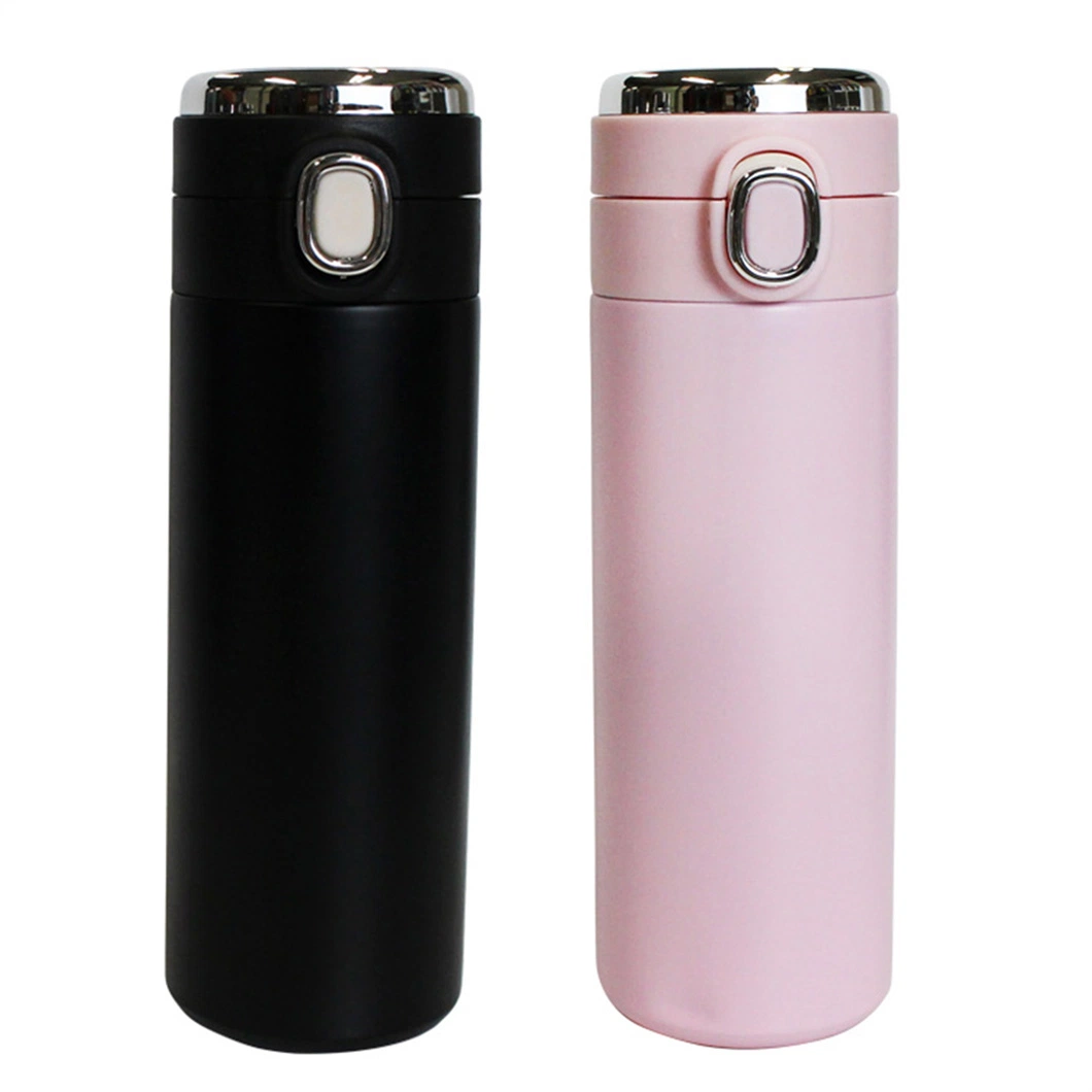 Stainless Steel Temperature Reading vacuum Flask Digital Water Bottle Smart Thermos