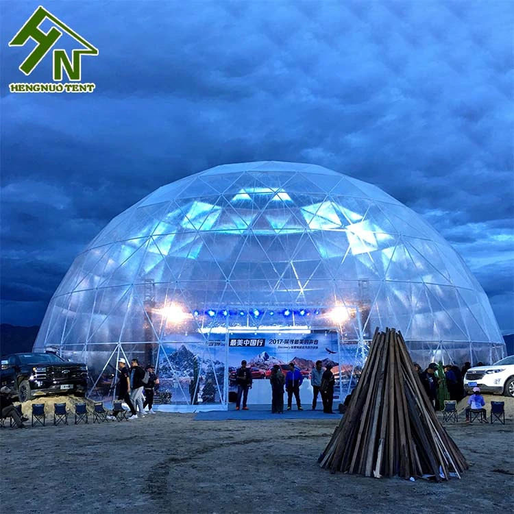 Outdoor Steel Structure Transparent Party Circus Giant Event Dome Tent