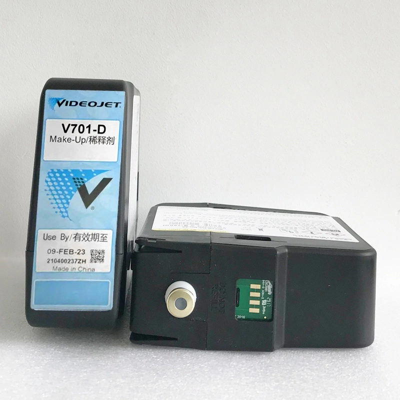 Compatible Videojet Makeup/Ink/Cleaning Solution V701/V705/V706 for Use in Videojet Coding Machine; Inkjet Printer Consumables