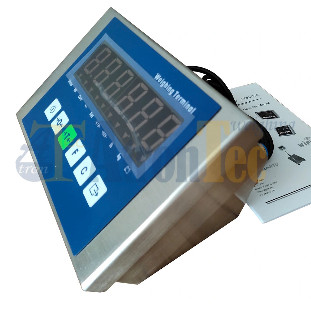 Stainless Steel Enclosure RS232 and RS485 Serial Port Weight Indicator with IP66